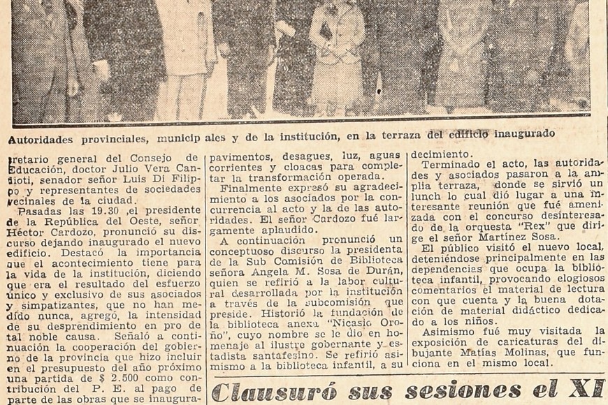 ELLITORAL_364981 |  Archivo El Litoral 17 de diciembre de 1939 - Inauguración de la sede actual.
