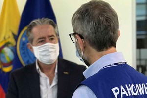 Gentileza Juan Carlos Zevallos, ministro de Salud de Ecuador. Pidieron su destitución y aprobaron el inicio de un juicio político en su contra.