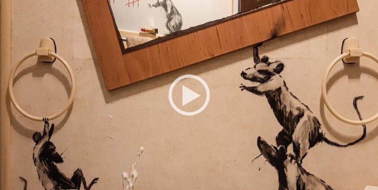 En cuarentena, Banksy llenó su casa de ratas
