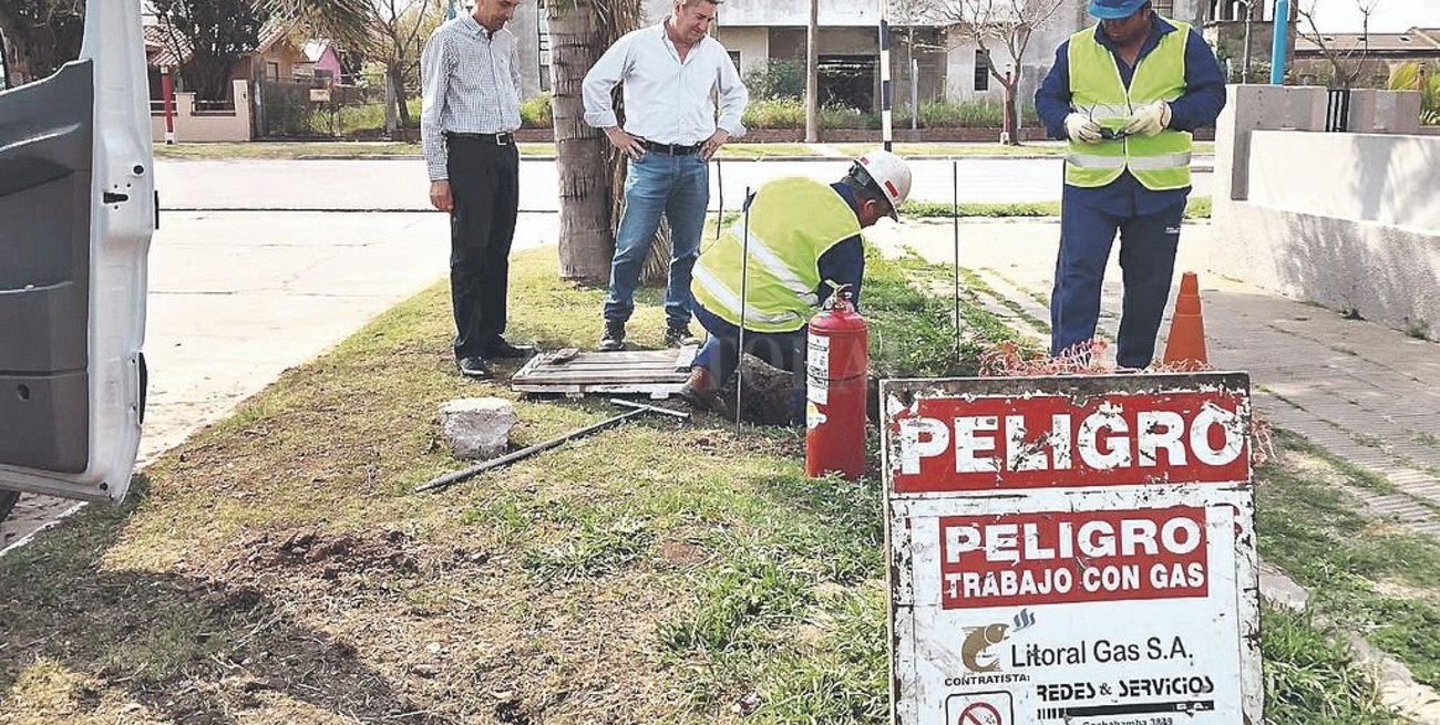 San Cristóbal es la primera localidad de la provincia en tener gas del Gnea