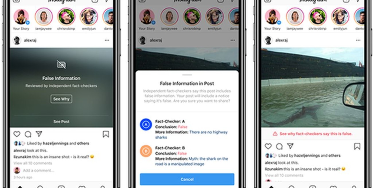 Instagram etiquetará el contenido falso para combatir la desinformación