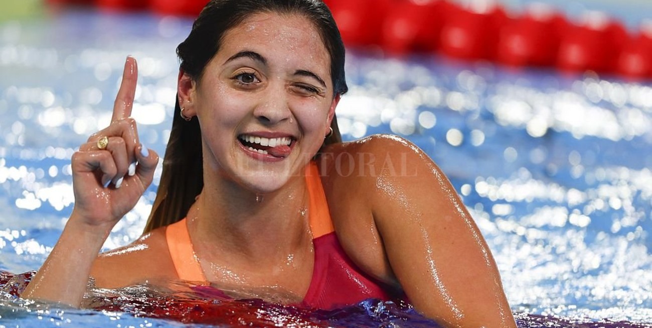 La nadadora Pignatiello será la abanderada argentina en el cierre de Lima 2019