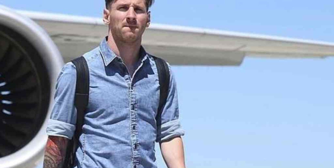 Messi se quedará hasta el martes en Rosario para recuperarse de una lesión en el tobillo