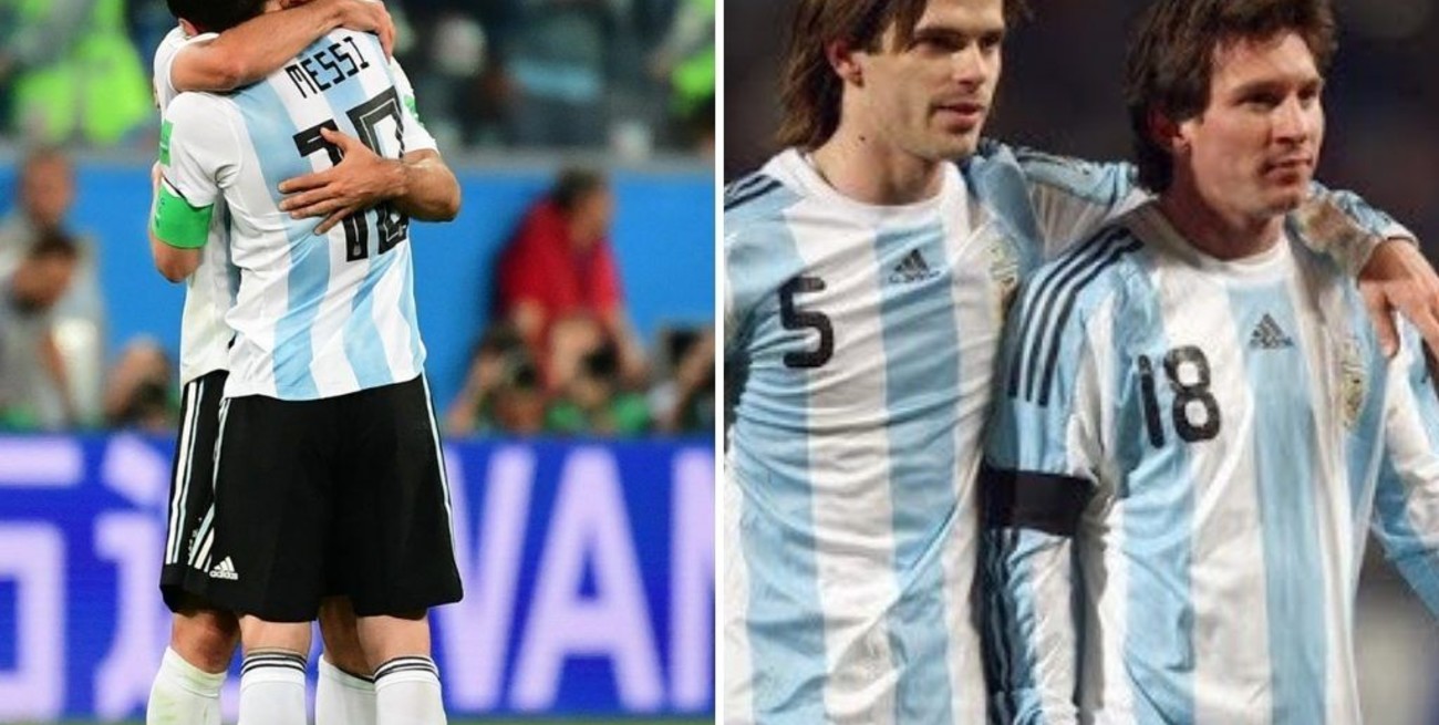 El emotivo saludo de Messi a Mascherano y Gago