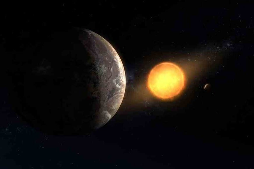 ELLITORAL_296614 |  NASA El exoplaneta orbita alrededor de una estrella enana roja y la vuelta completa la da en 19,5 días terrestres.