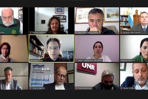 Prensa UNL Diálogo. En pandemia, se arriba a estos acuerdos por vía digital.