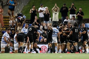 Gentileza allblacks.com Imagen que refleja la síntesis del partido: los neozelandeses festejando, ante la resignación de los argentinos. Esta vez, no hubo margen para la hazaña.