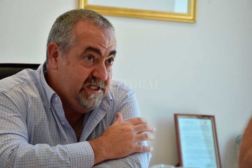 ELLITORAL_275029 |  Guillermo Di Salvatore. Mauricio Katz, gerente de la Cámara Arbitral de Cereales