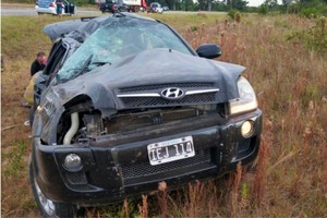 Gentileza Así quedó el vehículo que protagonizó el accidente