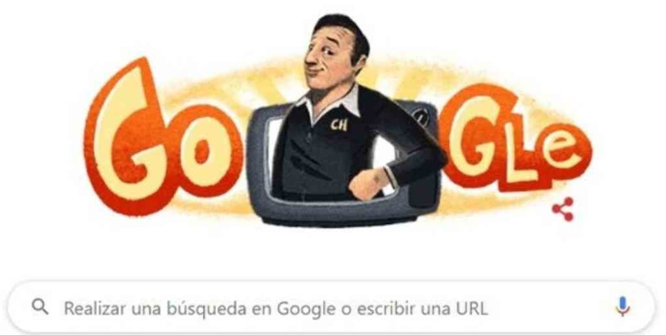 A 91 años de su nacimiento, Google homenajea con un doodle a Roberto Gómez Bolaños