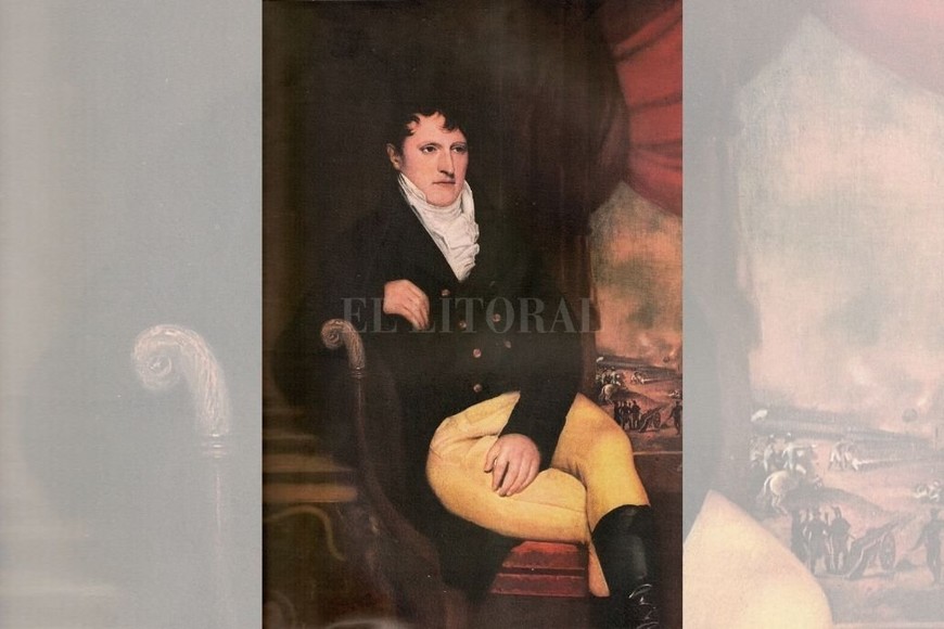 ELLITORAL_309745 |  Archivo El Litoral Francois Casimir Carbonnier. Retrato de Manuel Belgrano, 1815.