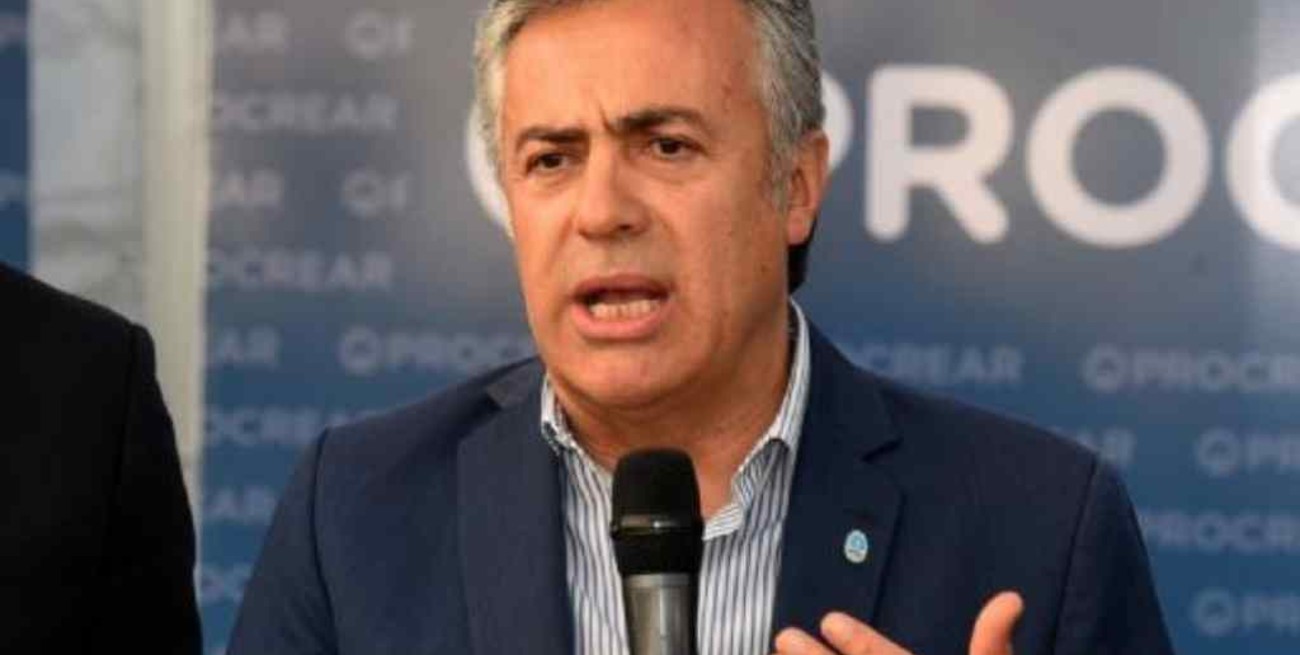 Cornejo dijo que la UCR apoyará un acuerdo por la deuda "si es una negociación adecuada"