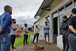 Gentileza El diputado Cándido reunido días atrás con autoridades del Club Atletico Empalme Villa Constitución