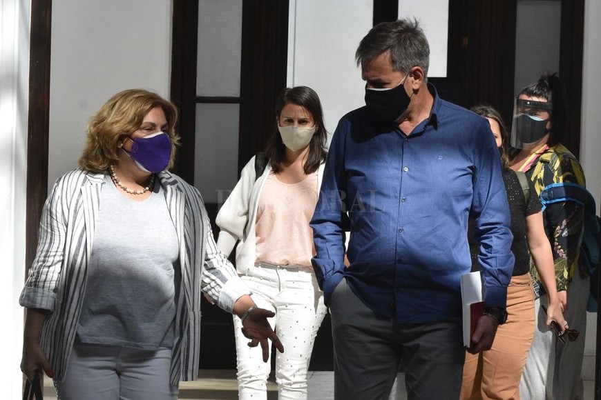 ELLITORAL_335518 |  Guillermo Di Salvatore En Las Lomas, la ministra Sonia Martorano dialogó con la prensa en el marco de la presentación del Plan Incluir que involucra a numerosos estamentos oficiales.