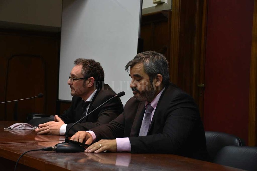 ELLITORAL_364608 |  Flavio Raina Los fiscales Omar De Pedro y Andrés Marchi se mostraron conformes con la condena.