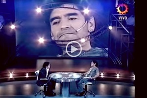 ELLITORAL_339954 |  Captura digital Maradona entrevista a maradona en  La Noche del 10