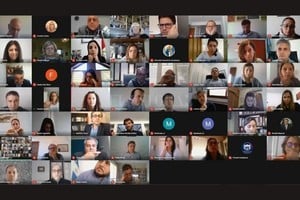 Archivo El Litoral Sesión virtual de la Cámara de Diputados de la Provincia.