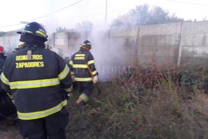 ELLITORAL_366109 |  El Litoral Parte de los trabajos realizados por los Bomberos Voluntarios de San Lorenzo
