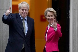 ELLITORAL_342348 |  Getty Ursula von der Leyen y  Boris Johnson