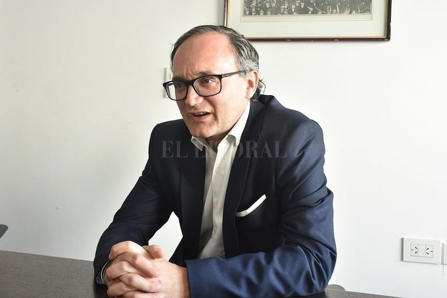 ELLITORAL_340244 | Manuel Fabatia Gustavo Idígoras, presidente de la Cámara de la Industria Aceitera (CIARA) e integrante del Consejo Agroindustrial Argentino.