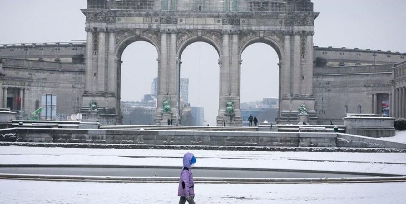 Ola de frío en Europa: registraron -26,7° en Alemania