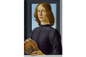 Sotheby's Hombre joven sujetando un medallón  saldrá a la venta este jueves.