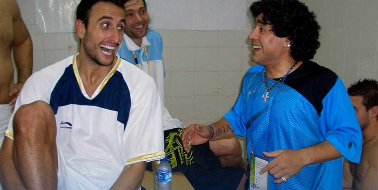 Ginóbili y el básquet argentino también conmocionados por la muerte de Maradona