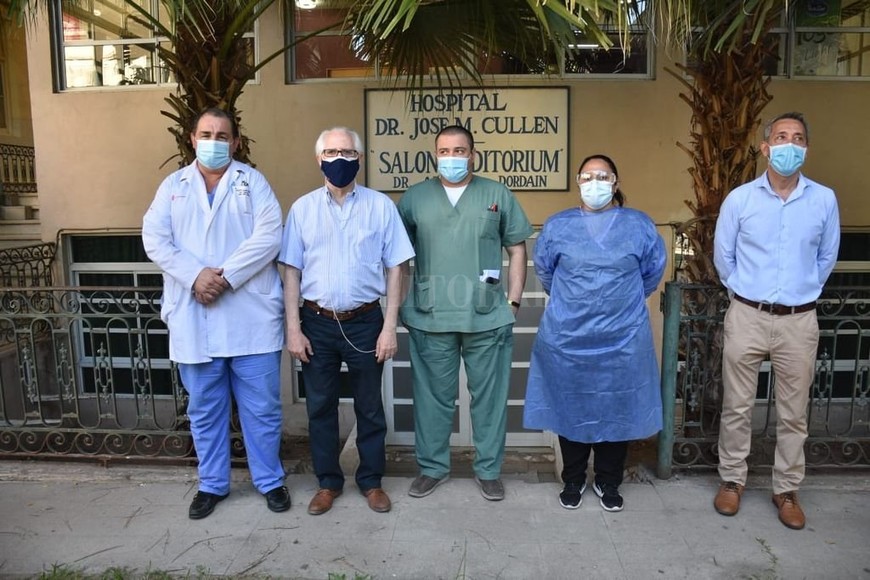 ELLITORAL_346700 |  Guillermo Di Salvatore La vacunación también comenzó en el hospital Cullen