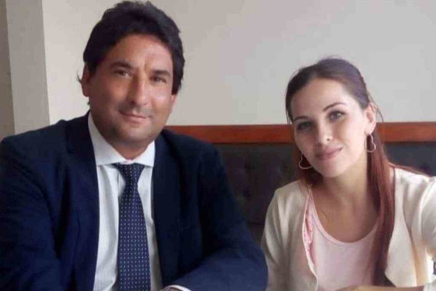 ELLITORAL_360361 |  Gentileza Carlos Clemente, titular del F.I.D.R. y Antonella Gaetani del Frente Productivo.