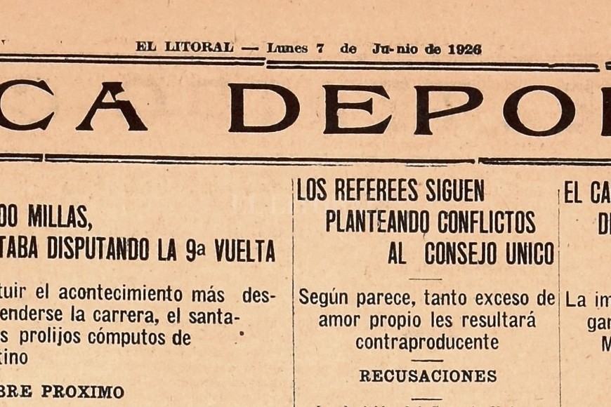 ELLITORAL_363259 |  Archivo El Litoral Titular del diario por la suspensión de la carrera por lluvia.
