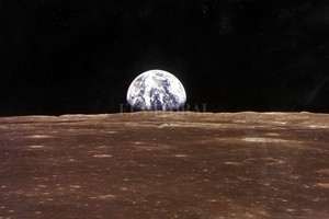 ELLITORAL_269323 |  Archivo El Litoral La perspectiva cambia cuando se mira la tierra desde la órbita lunar.