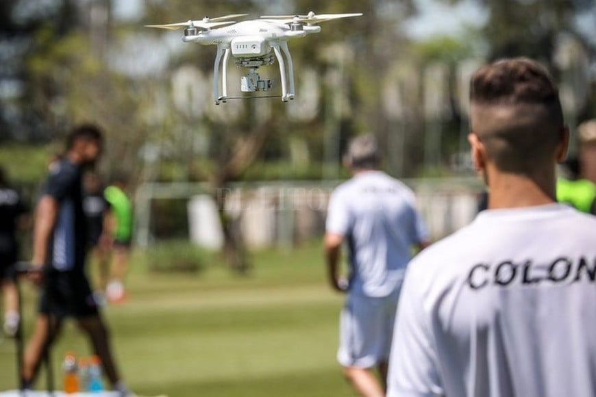 ELLITORAL_353373 |  Gentileza Tomás Alfonso Con el drone, uno de los elementos más utilizados para el videoanálisis.