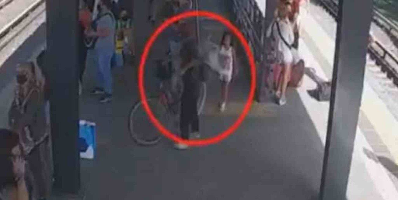 Caso Maia: las cámaras mostraron cómo subió al tren Sarmiento junto al secuestrador