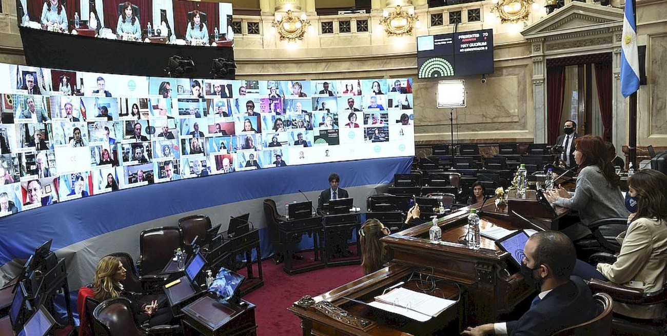 Sin la presencia de la oposición, el Senado aprobó la nueva Ley de Alquileres