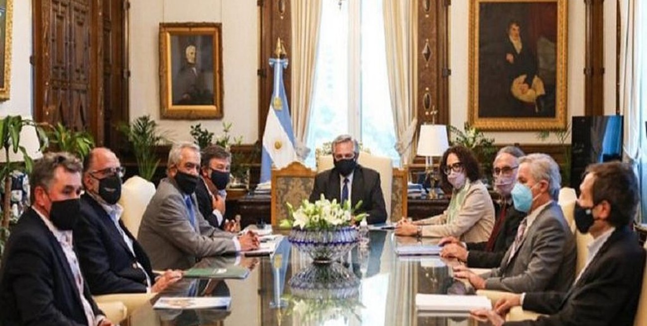 Retenciones: Alberto Fernández se reunió con la Mesa de Enlace