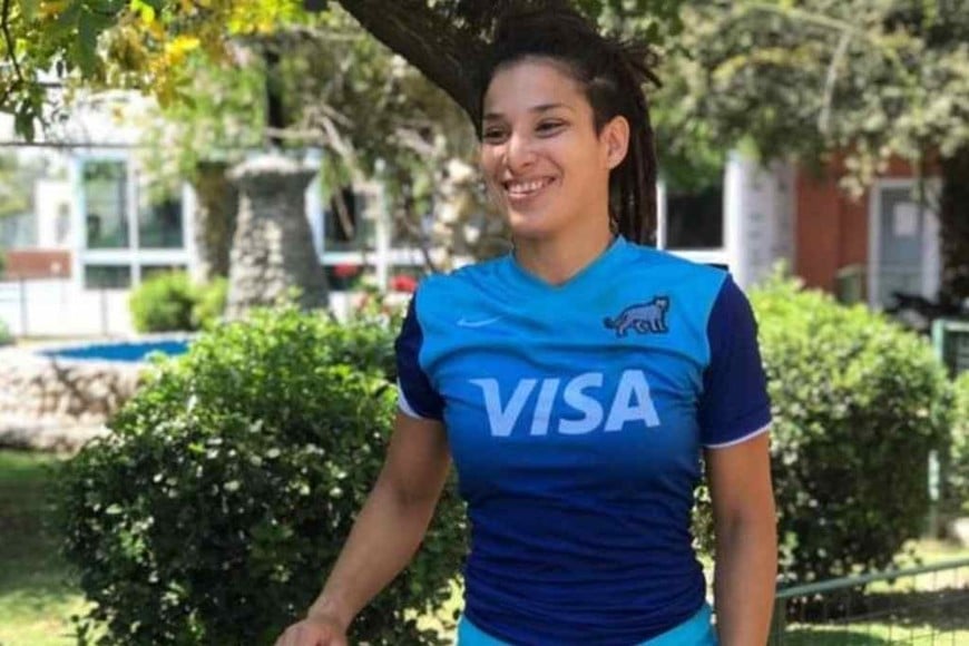 ELLITORAL_351662 |  Gentileza Deborah Fretes Hernández. La jugadora de Alma Juniors de Esperanza, es una de las habituales integrantes del Seleccionado Argentino Femenino.