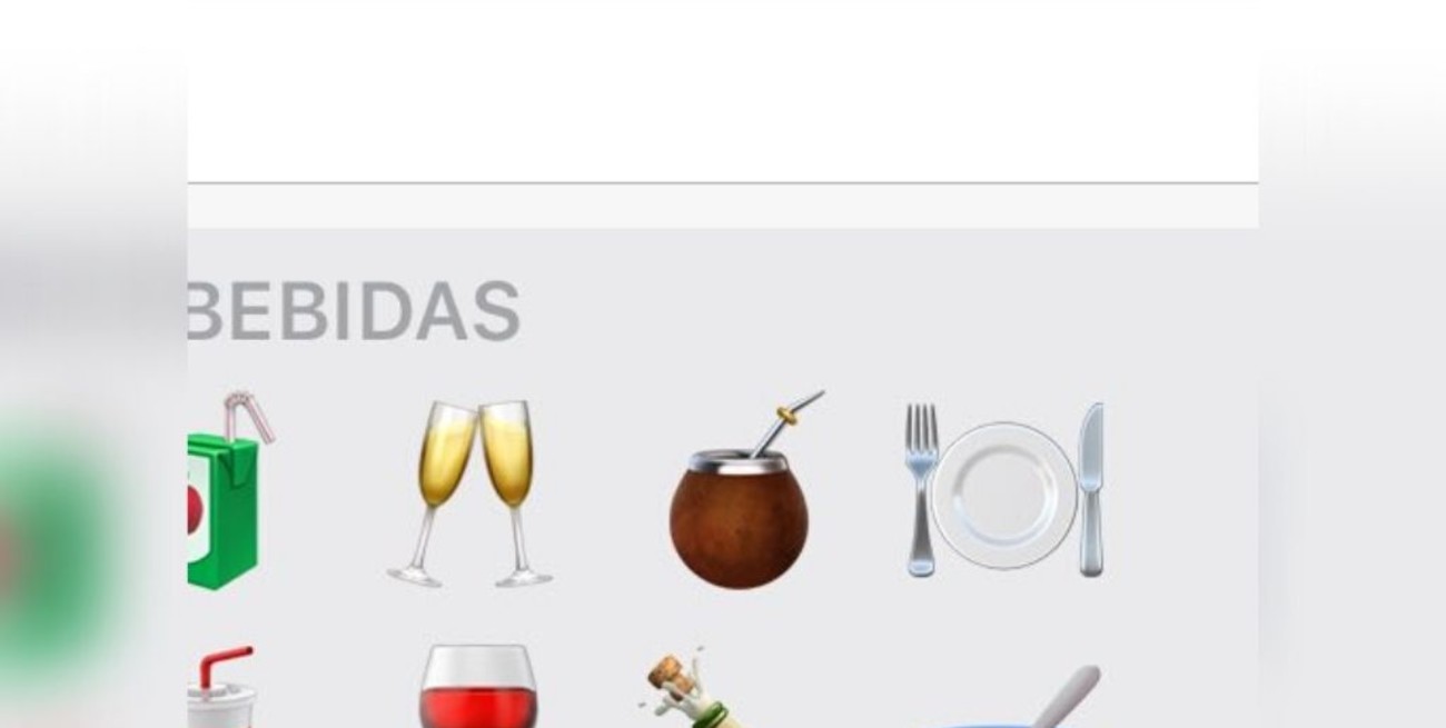 El emoji del mate llegó a Whatsapp en iPhone