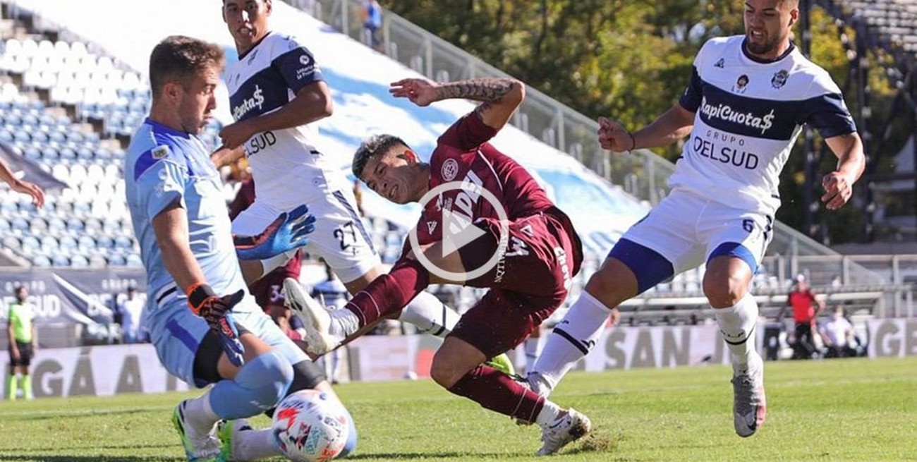 Lanús goleó a Gimnasia en La Plata y alcanzó a Vélez en la punta de la Zona B
