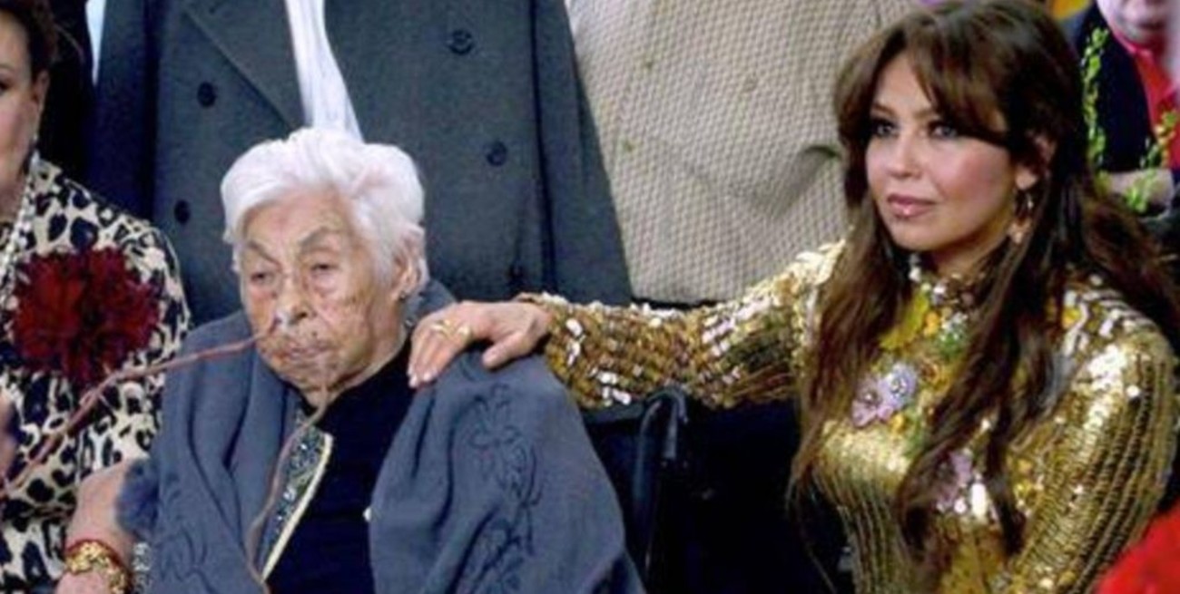 Thalía y su hermana denunciaron a un geriátrico por maltratos a su abuela de 103 años