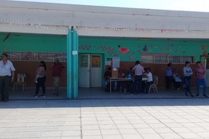 Gentileza La escuela donde votaba el hombre