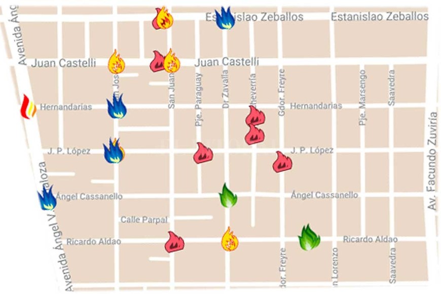 ELLITORAL_257164 |  El Litoral Una veintena de autos ya fueron quemados en esta zona desde 2015