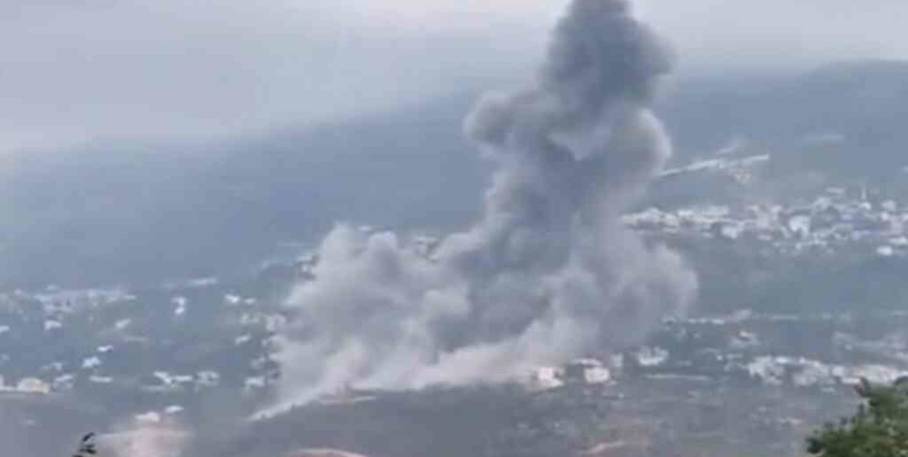 Fuerte explosión en un edificio del Hezbollah en el sur del Líbano