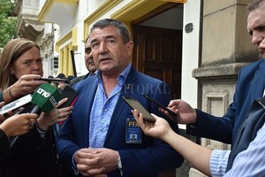 Flavio Raina El comisario general (R) Néstor Roncaglia estuvo en Santa Fe para los allanamientos del 9 de mayo de 2019 cuando la delegación fue intervenida.