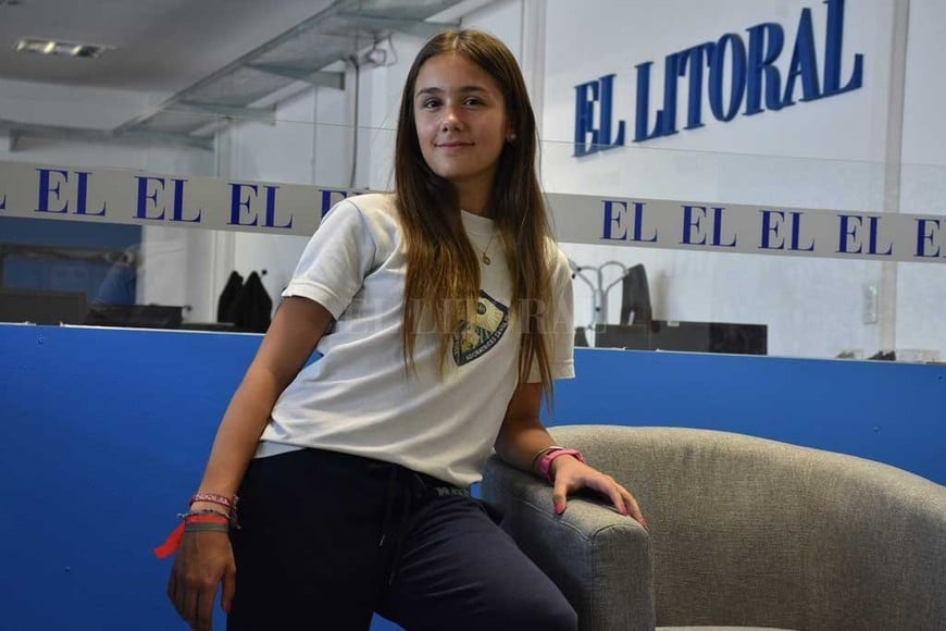ELLITORAL_271122 |  Luis Cetraro Victoria Sarsotti, la niña de 13 años que impactó a todos en el video de Los Palmeras.