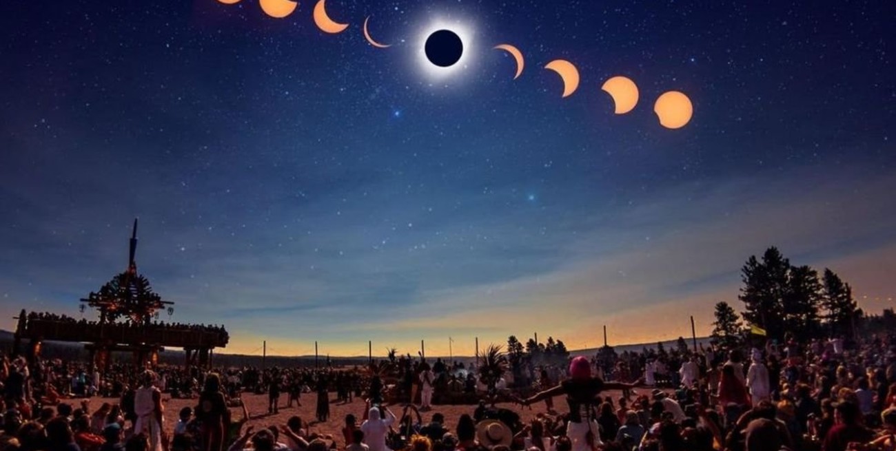 Cuatro provincias transmitirán el festival "Aurora" durante el eclipse total solar
