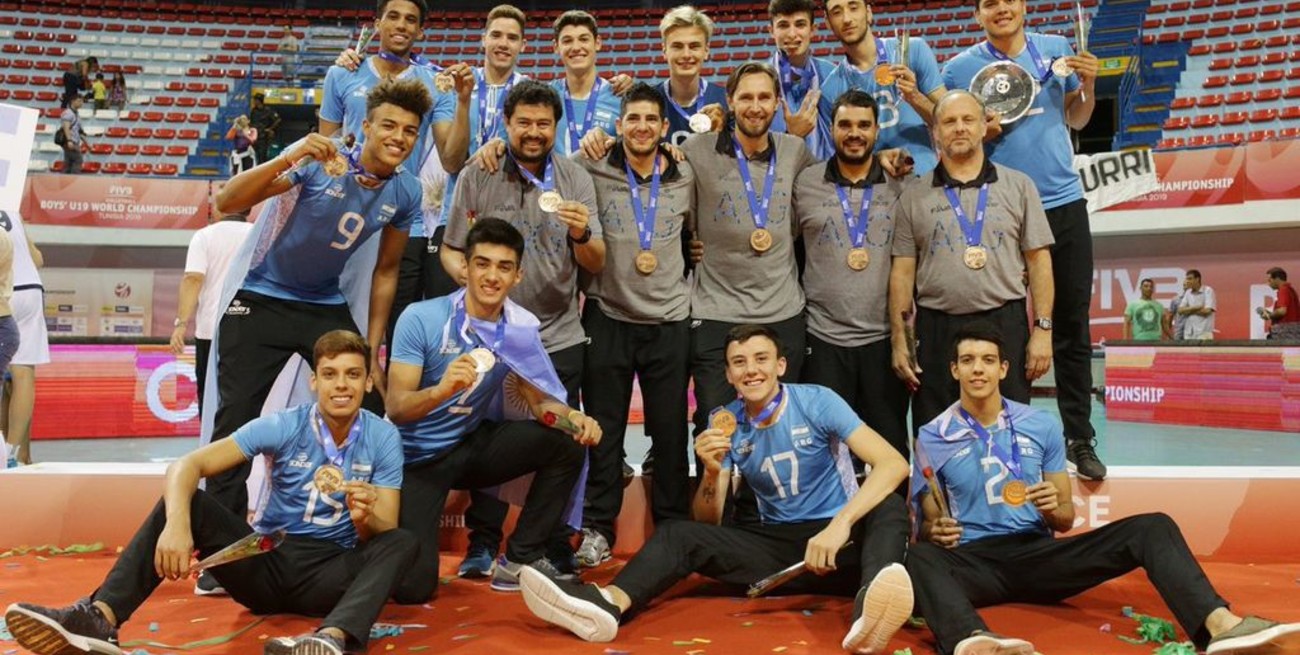 Argentina se quedó con la medalla de bronce en el Mundial de Voley Sub 19