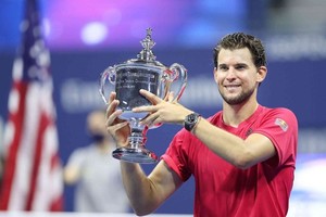 ELLITORAL_325416 |  Archivo La alegría de Thiem luego de ganar el título en Nueva York, tras una reacción histórica ante Zverev.