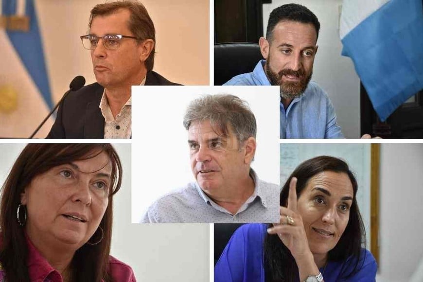ELLITORAL_308888 |  Archivo El Litoral Danilo Capitani (Desarrollo social), Roberto Sukerman (Trabajo), Jorge Llonch (Cultura), Erika Gonnet (Medio Ambiente) Celia Arena (Género).