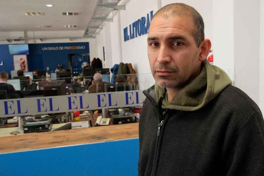 ELLITORAL_252546 |  Mauricio Garín. Todos fueron a apoyar a una familia que hoy está destruida. Hay que levantarse como se pueda