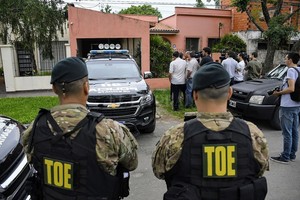 Archivo El Litoral Allanamiento realizado en el marco de la causa contra Esteban Lindor Alvarado.